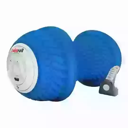 Pulseroll 4 Speed Vibrating Peanut Ball - Blue